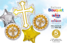 BQT Religious Cross Foil Balloon by Convergram from Instaballoons