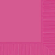 Bright Pink Paper Luncheon Napkins by Amscan from Instaballoons
