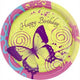 7" Plates - Butterfly Chic (8ct) - Unique