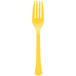 Yellow Sunshine Forks -50ct/Bx by Amscan from Instaballoons