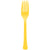 Yellow Sunshine Forks -50ct/Bx by Amscan from Instaballoons