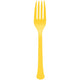 Yellow Sunshine Forks (50 count)