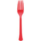 Fork Red Spoons (50 count)