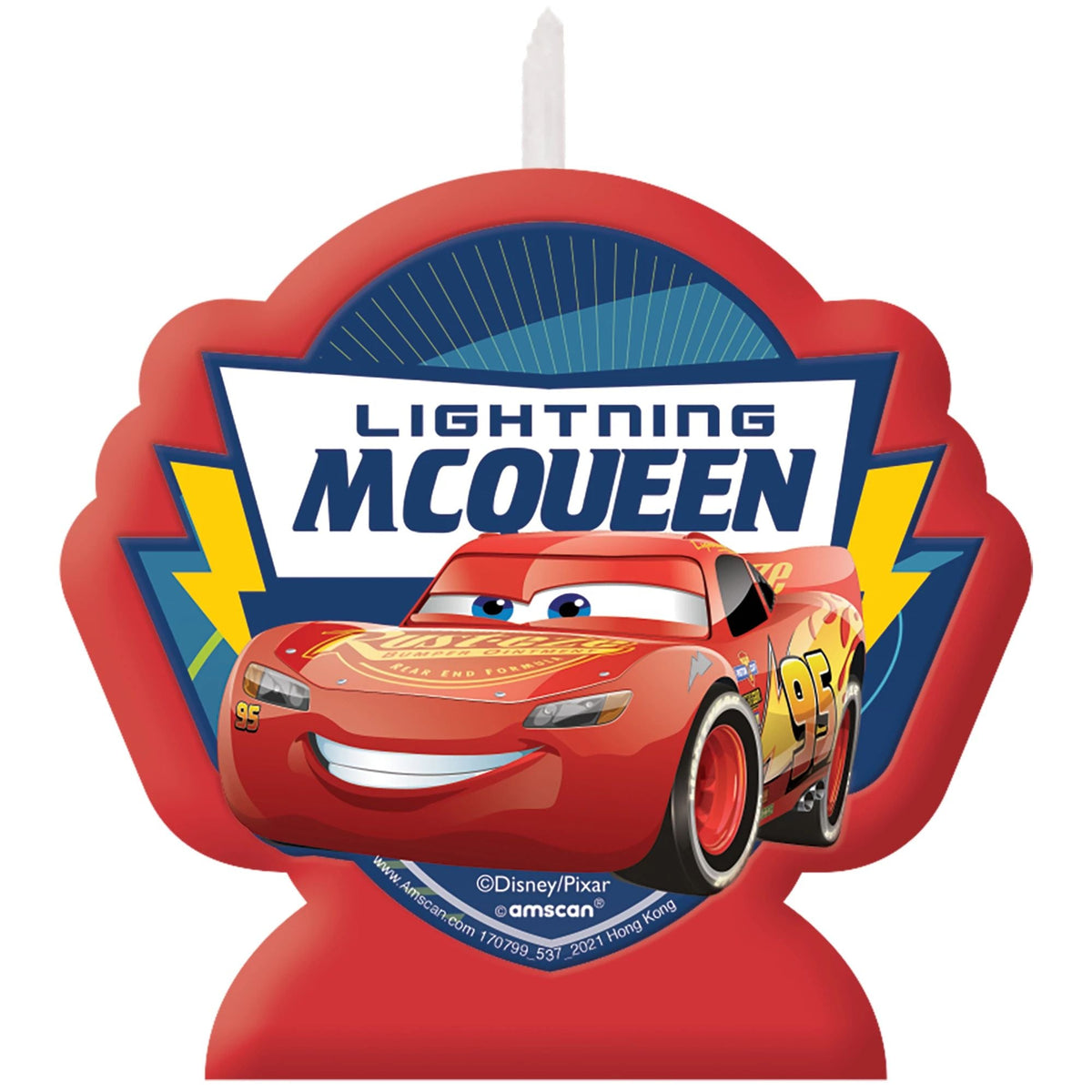 Candle - Cars 3 (1ct) - Amscan