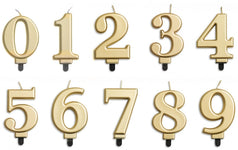 Candle - Gold Number (1ct) - Winner Party