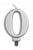 Candle - Silver Number (1ct) - Winner Party