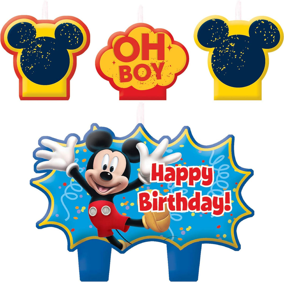 Candles - Disney Mickey Fun and Friends (4ct) - Amscan