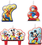 Candles - Mickey On The Go (4ct) - Amscan