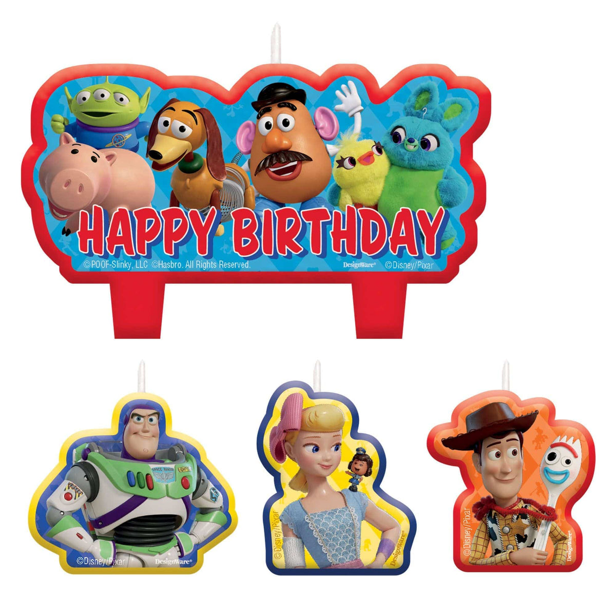 Candles - Toy Story (4ct) - Amscan