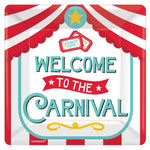 7" Paper Plates - Carnival Square (8ct) - Amscan