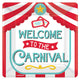 7" Paper Plates - Carnival Square (8ct) - Amscan