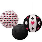 Paper Lanterns - Casino (3ct) - Amscan