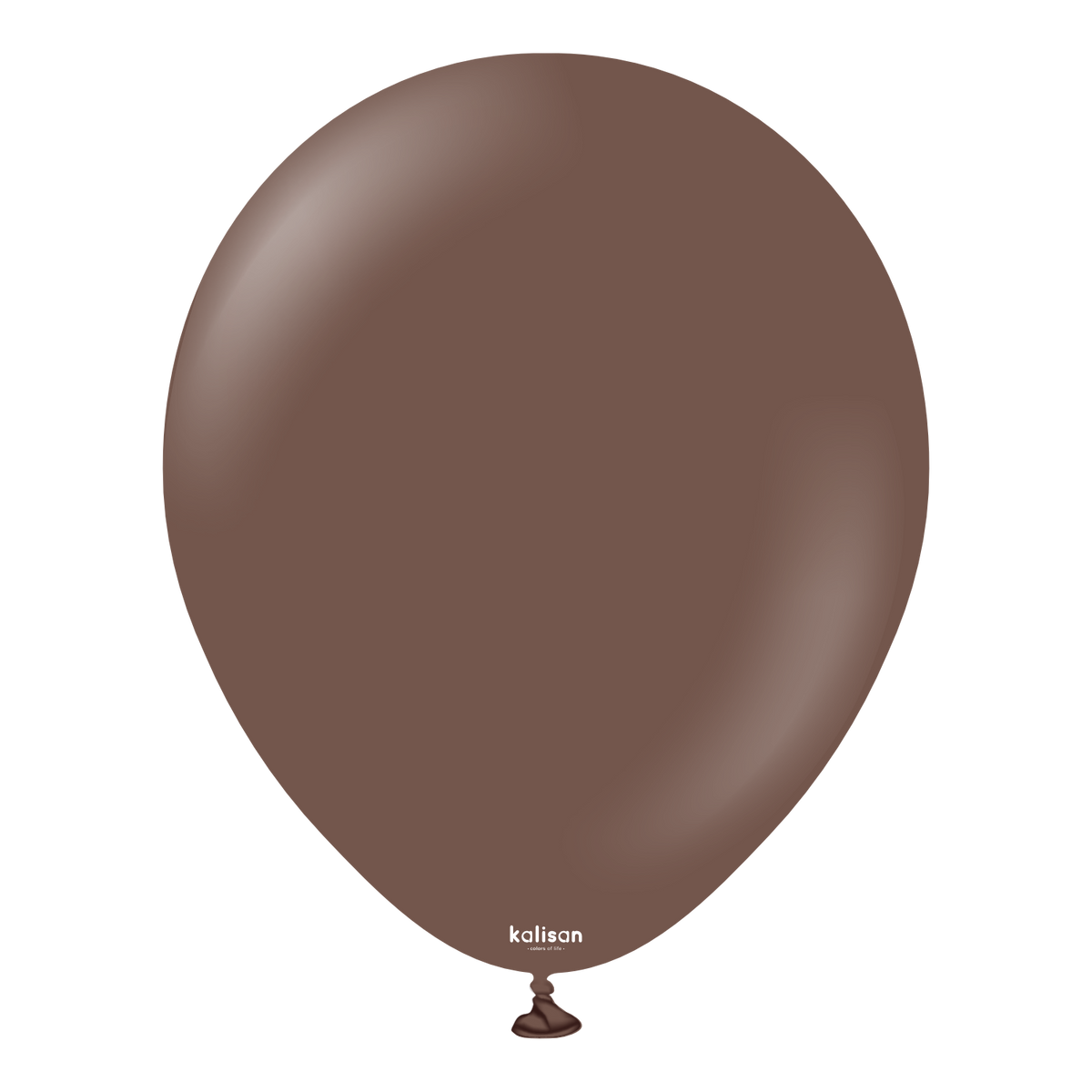 Chocolate Brown 5″ Latex Balloons by Kalisan from Instaballoons