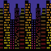 Cityscape Backdrop by Beistle from Instaballoons