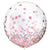 Clear with Pink Confetti 24″ Latex Balloons by Amscan from Instaballoons