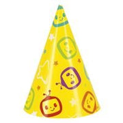 Cocomelon Mini Party Hats 8ct - Unique