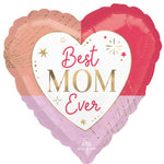 Colorful Best Mom Ever 18″ Foil Balloon by Anagram from Instaballoons