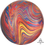 COLORFUL - MARBLEZ ORBZ Foil Balloon - Pack of 3 - Anagram