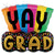 Colorful Yay Grad 31″ Foil Balloon by Betallic from Instaballoons