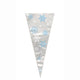 Cone Cello Bags - Snowflakes (20ct) - Amscan