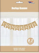 Congrats Congratulations Burlap Banner Decoration