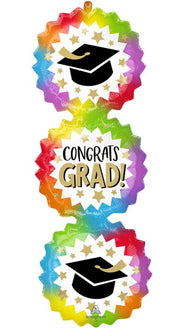 Congrats Grad 38″ Foil Balloon by Anagram from Instaballoons