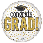 Congrats Grad Sparkle 28″ Foil Balloon by Anagram from Instaballoons