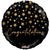 Congratulations Stars Holographic 18″ Foil Balloon by Convergram from Instaballoons