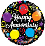 Convergram Mylar & Foil 18″ Anniversary Streamers