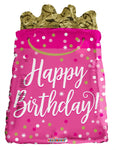 Convergram Mylar & Foil 18″ Birthday Gift Bag