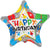 Convergram Mylar & Foil 18″ Birthday Silver Star