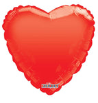 Convergram Mylar & Foil 18″ Solid Red Heart