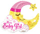 36″ It's a Baby Girl Moon Balloon