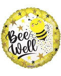 Convergram Mylar & Foil Bee Well Get Well 18″ Balloon