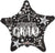 Convergram Mylar & Foil Red Congrats Grad 18" Graduation Star Balloon