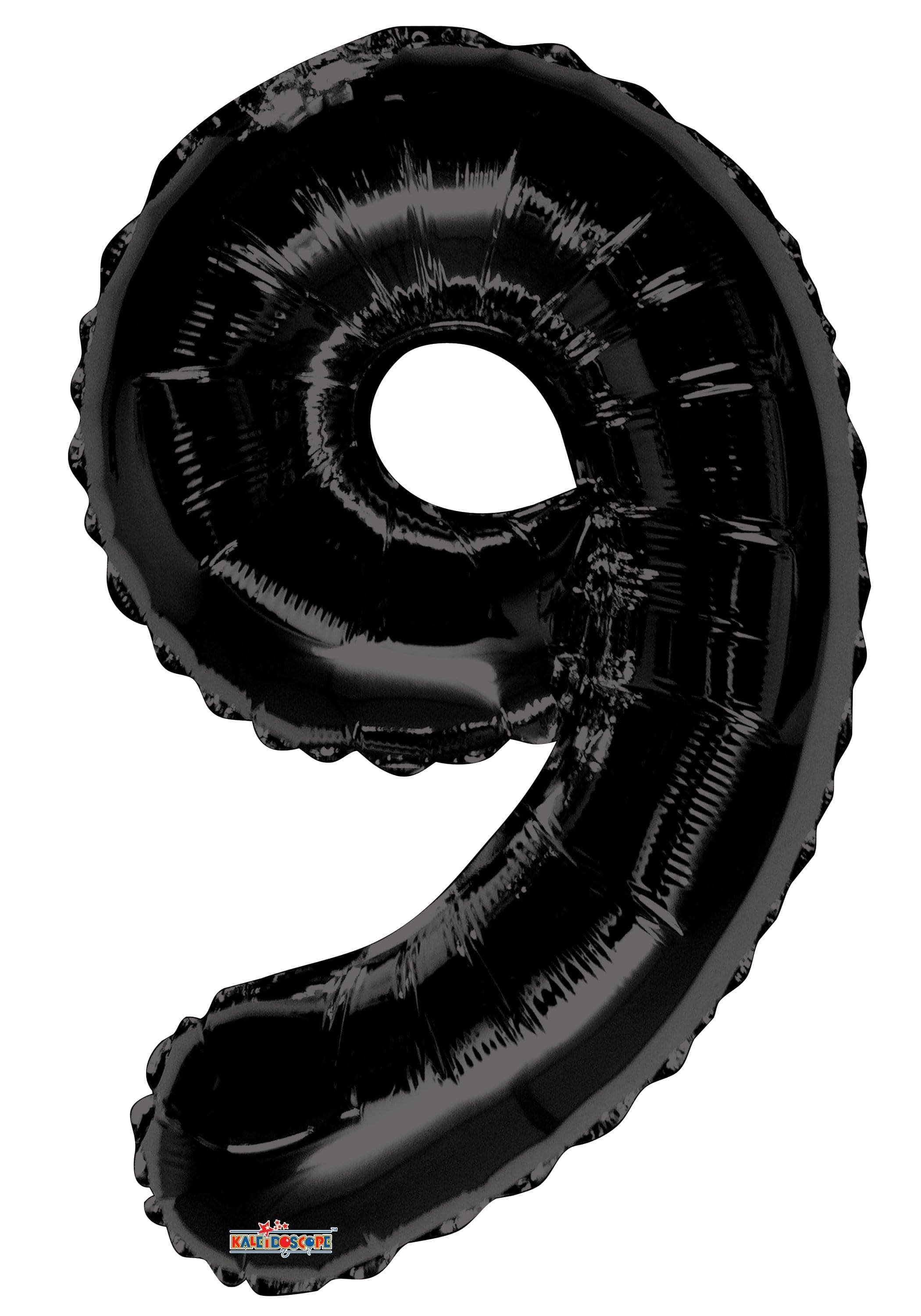 Black Number 9 Balloon 34″ – American Celebrations