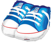 Convergram Mylar & Foil Blue Baby Boy Shoes 18″ Balloon