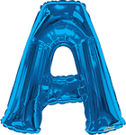 Blue Letter A 34″ Balloon