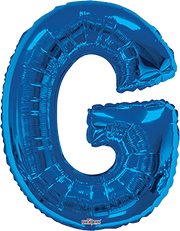 Blue Letter G 34″ Balloon
