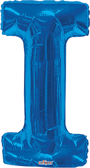 Blue Letter I 34″ Balloon