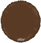 Convergram Mylar & Foil Brown Round 18″ Balloon