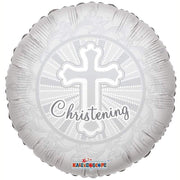 Convergram Mylar & Foil Christening Cross 18″ Balloon