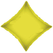 Convergram Mylar & Foil Citrine Yellow Diamond 18″ Balloon