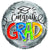 Convergram Mylar & Foil Congrats Grad Silver Graduation 17″ Balloon