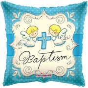Convergram Mylar & Foil Cute Angels Baptism 18″ Balloon