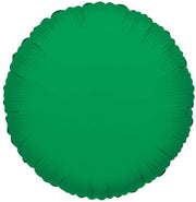 Convergram Mylar & Foil Emerald Green Round 18″ Metallized Balloon