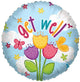 Get Well 3 Tulips 18″ Balloon