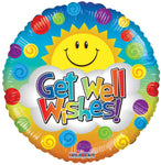 Convergram Mylar & Foil Get Well Sunshine 09″ Balloon