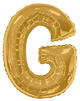 Gold Letter G 34″ Balloon