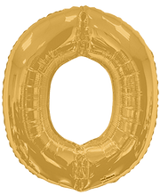 Convergram Mylar & Foil Gold Letter O 34″ Balloon